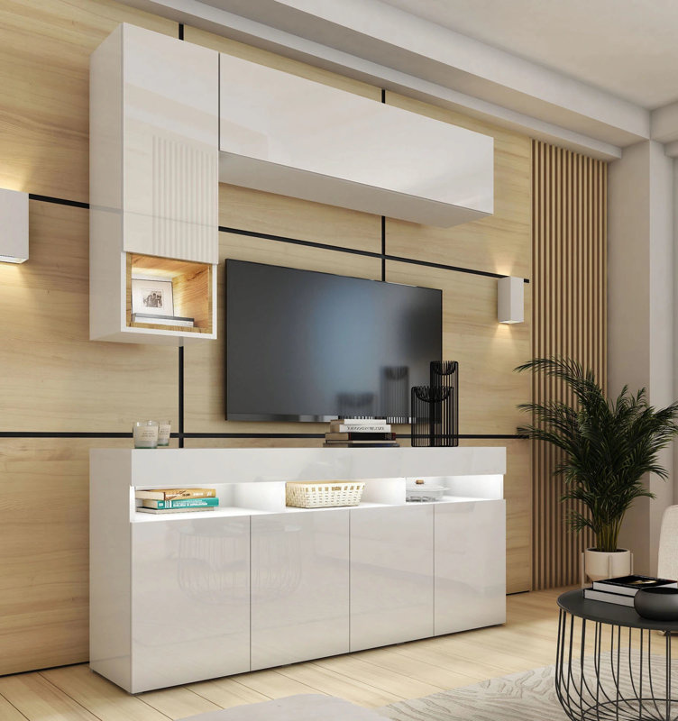 Białe meble do salonu PREMIUM