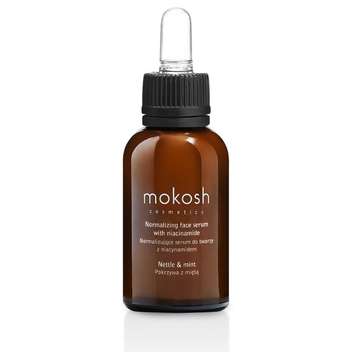 MOKOSH Normalizujące serum z niacynamidem "Pokrzywa z miętą"