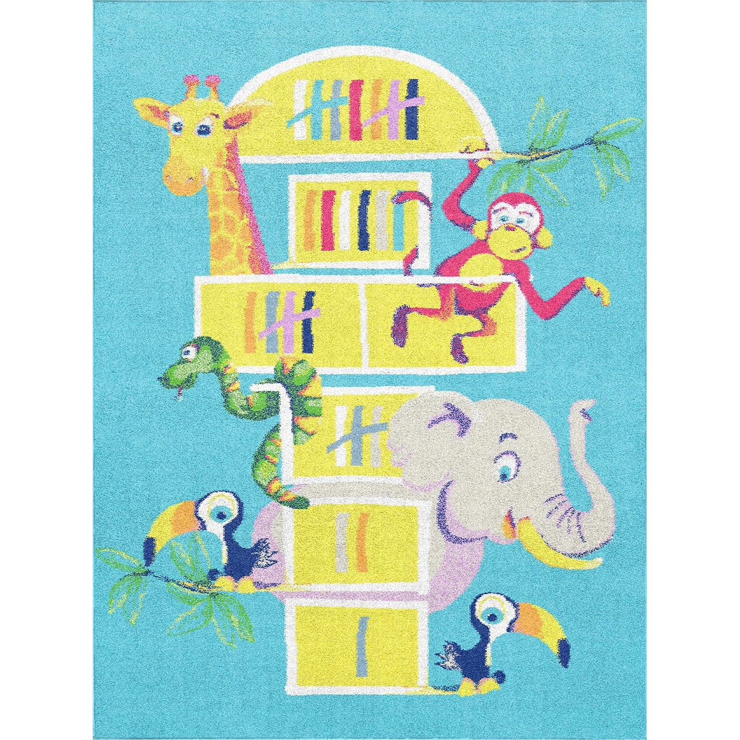 Dywan FUNKY TOP TOM 300 x 400 cm lazur