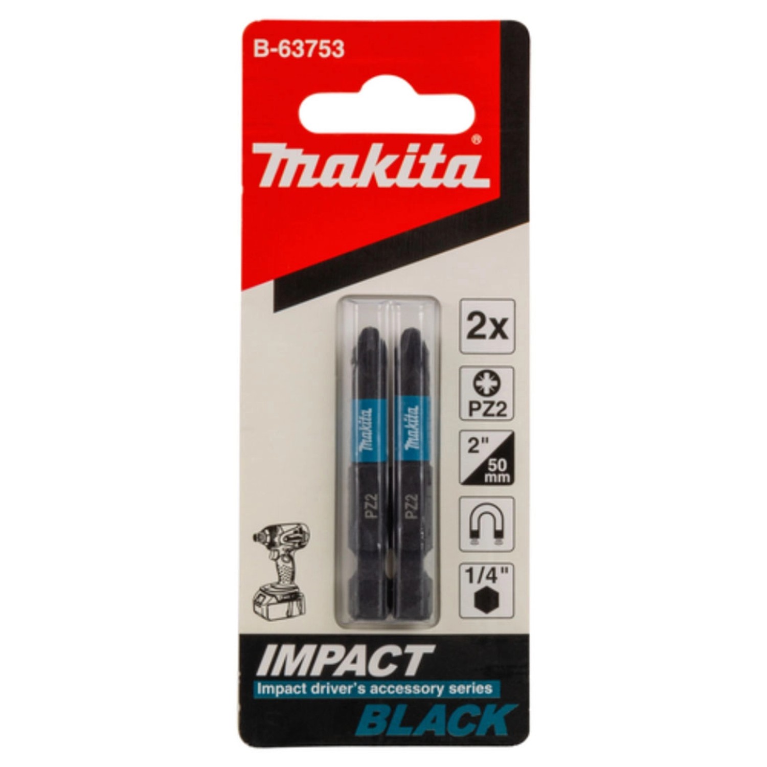 Makita Końcówka Impact Black PZ2-50 MM