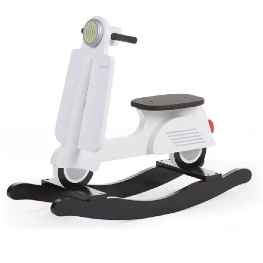 Childhome Bujak na biegunach skuter Black & White