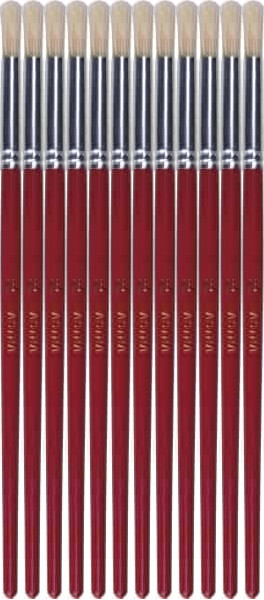 12x Pędzel szkolny Astra, nr 14, okrągły