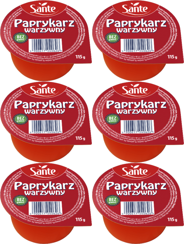 6x Paprykarz warzywny Sante, 115g