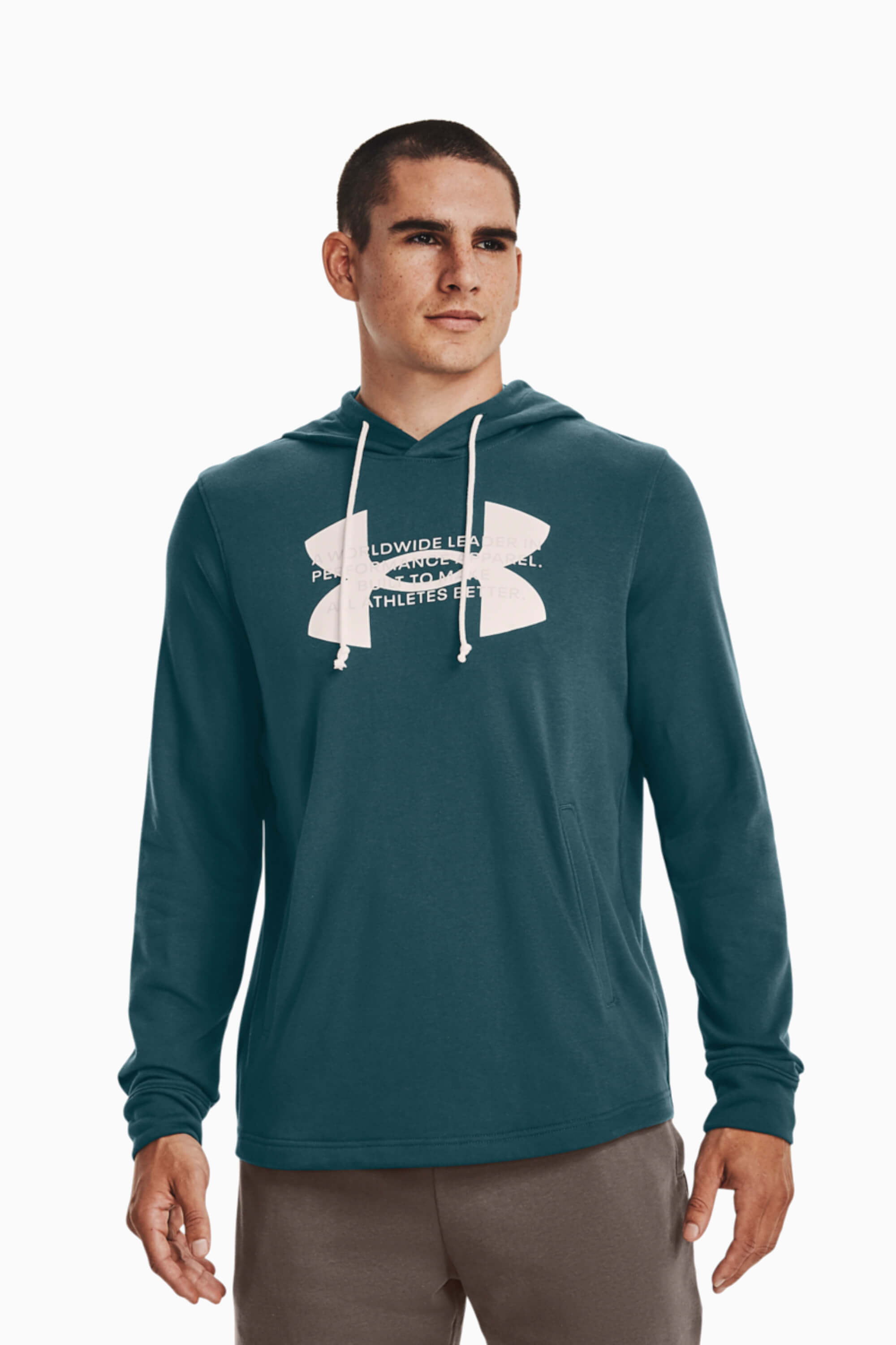 Bluza z kapturem Under Armour Rival Terry - Zielony