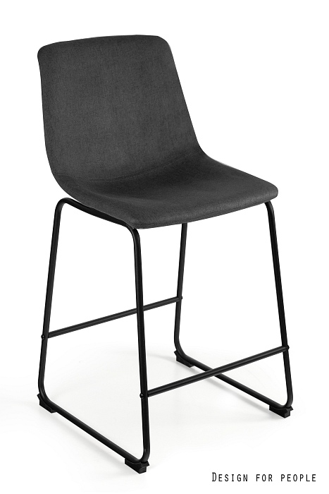 CUBE wysokie krzesło, hoker tkanina 2 kolory