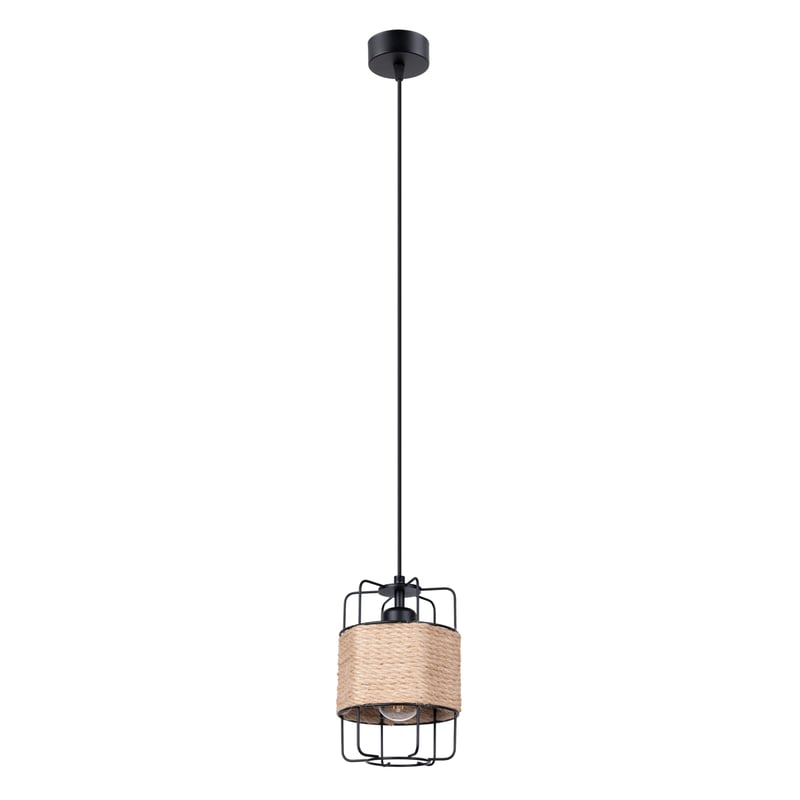 Lampa wisząca GIZUR 1, industrialna - 15x15x130cm Sollux