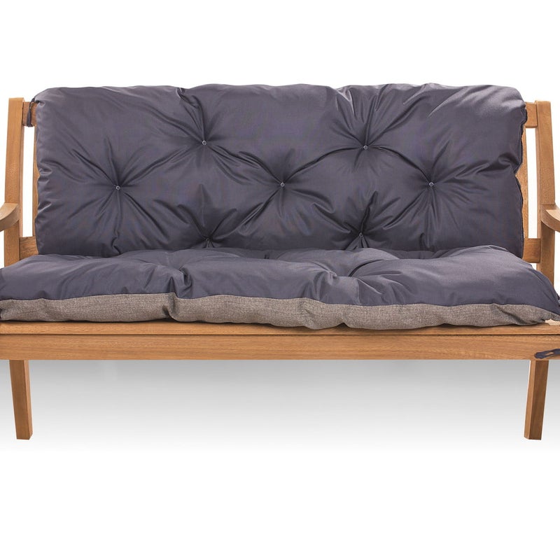 Zestaw poduszek na meble z palet 120x60 Siedzisko-Oparcie 120x40cm poduszki na palety Niebieskie poduszki na palety ogrodowe poduszki na meble
