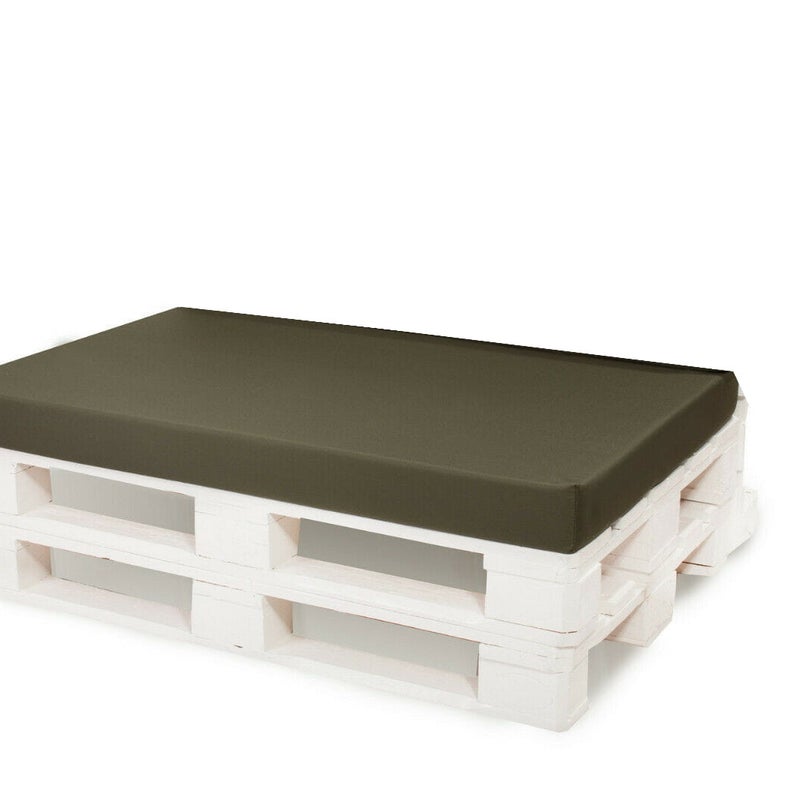 Pokrowiec na meble ogrodowe 120x50x10cm, poszewka na poduszkę ogrodową z zamkiem błyskawicznym, zielona poszewka na meble ogrodowe z palet
