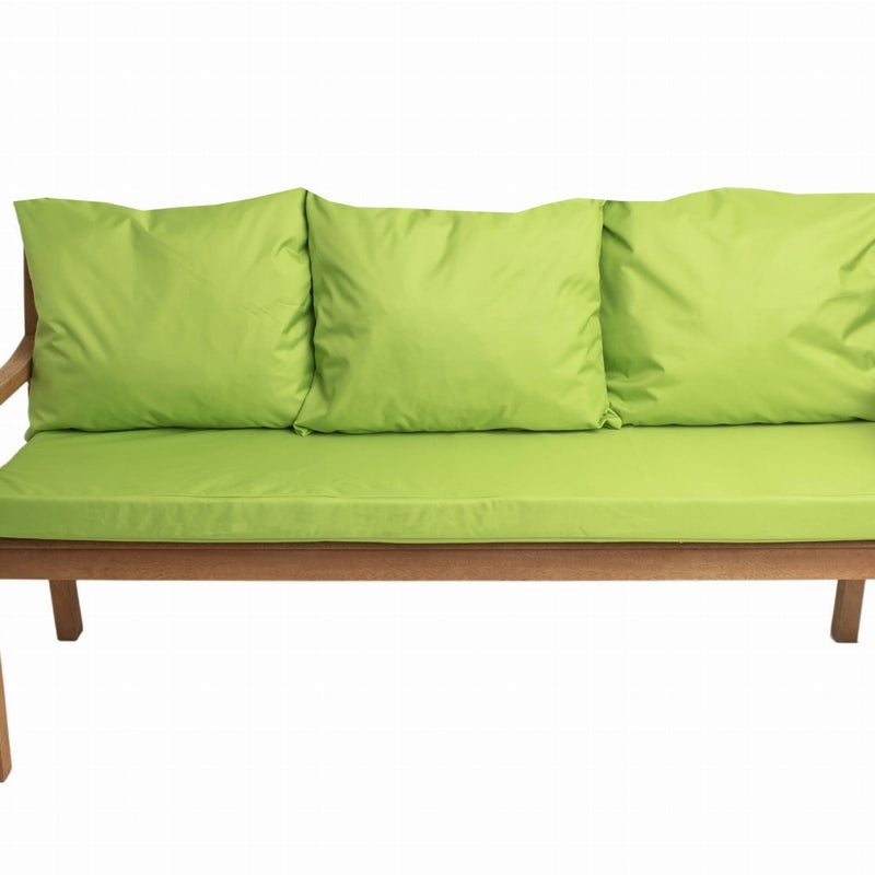 Poduszka ogrodowa na ławkę 140x60x7cm/3x50x56cm Poduszka na ławkę limonkowa poduszka na meble ogrodowe Wygodne poduszki na sofę na patio i balkon