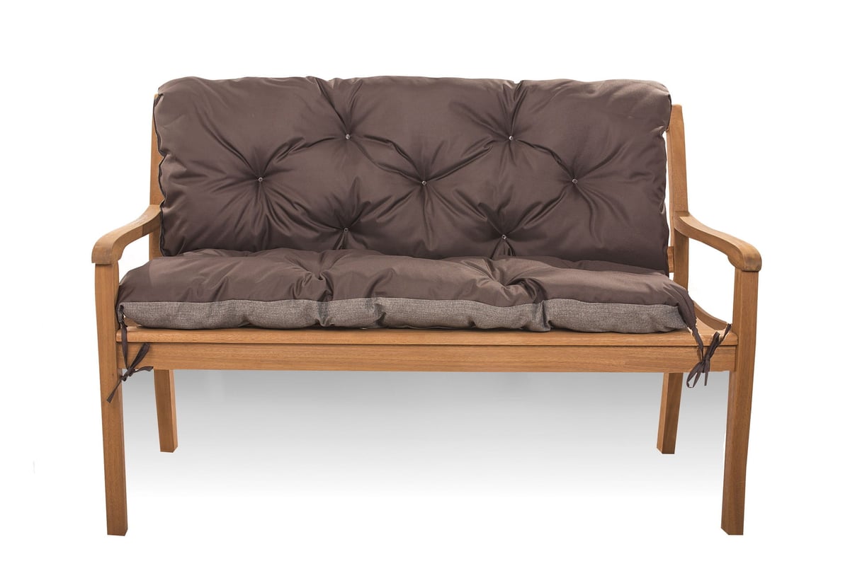 Zestaw poduszek na meble z palet 120x60 Siedzisko-Oparcie 120x40cm poduszki na palety Brązowe poduszki na palety ogrodowe poduszki na meble