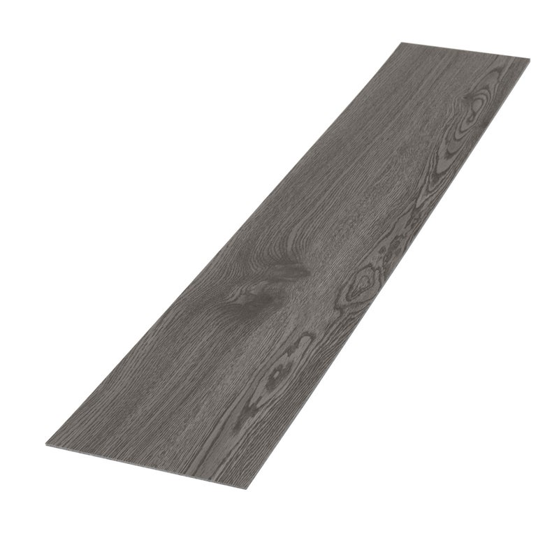 ML-Design podłoga Deluxe PVC samoprzylepne deski winylowe 91,5x15,3cm 2 mm 11,15 m² / 80 szt. kolor dab szary realistyczny wygląd drewna