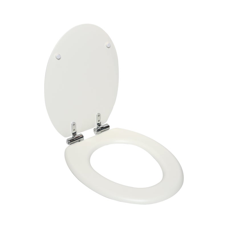 SENSEA - Deska sedesowa PURITY - Odpinana - Cichoopadająca - Owalna - HDF - Biała - Matowe wykończenie