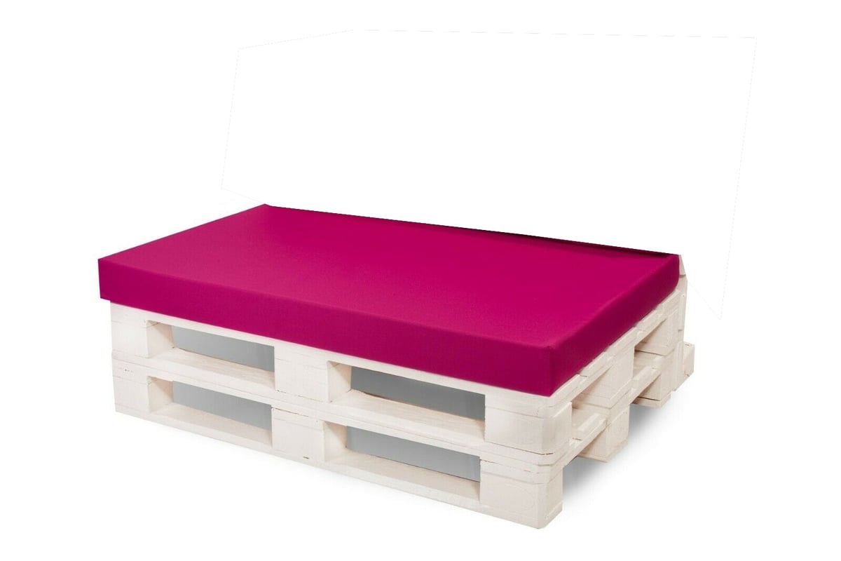 Pokrowiec na meble ogrodowe 120x40x10cm, poszewka na poduszkę ogrodową z zamkiem błyskawicznym, różowa poszewka na meble ogrodowe z palet