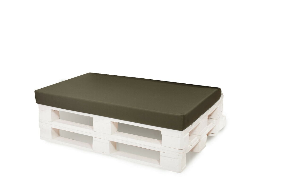 Pokrowiec na meble ogrodowe 120x50x10cm, poszewka na poduszkę ogrodową z zamkiem błyskawicznym, zielona poszewka na meble ogrodowe z palet