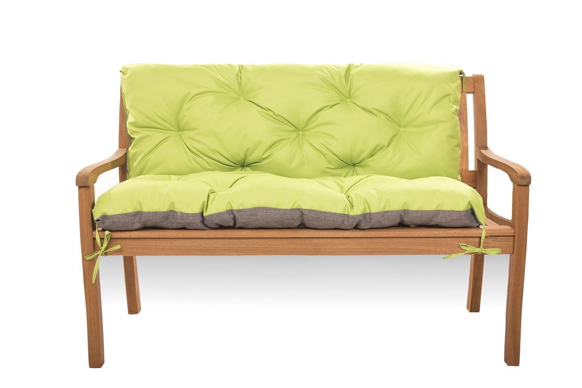 Zestaw poduszek na meble z palet 120x60 Siedzisko-Oparcie 120x40cm poduszki na palety Limonka poduszki na palety ogrodowe poduszki na meble