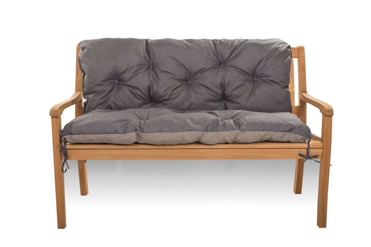 Zestaw poduszek na meble z palet 120x60 Siedzisko-Oparcie 120x40cm poduszki na palety Antracyt poduszki na palety ogrodowe poduszki na meble