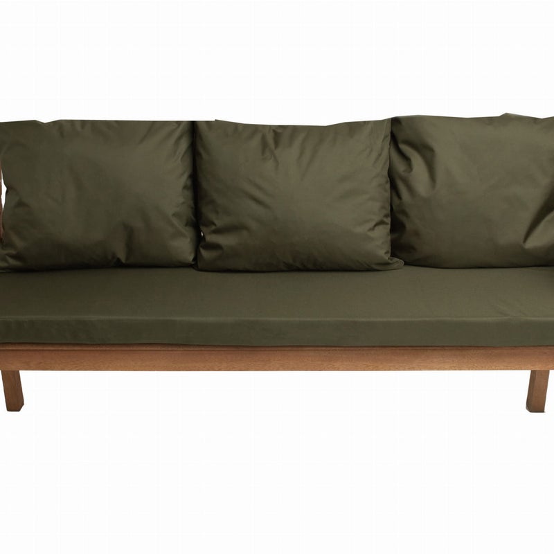Poduszka ogrodowa na ławkę 140x60x7cm/3x50x56cm Poduszka na ławkę Zielona poduszka na meble ogrodowe Wygodne poduszki na sofę na patio i balkon