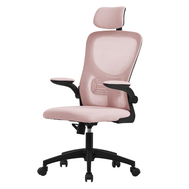 Krzeslo biurowe Ergonomiczne krzeslo obrotowe Rózowe krzeslo do biurka Krzeslo k
