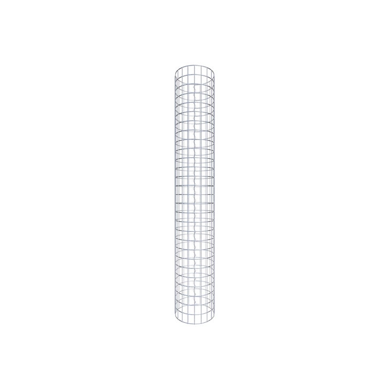 Kolumna gabionowa średnica 32 cm MW 5 x 5 cm okrągła - wysokość: 140 cm