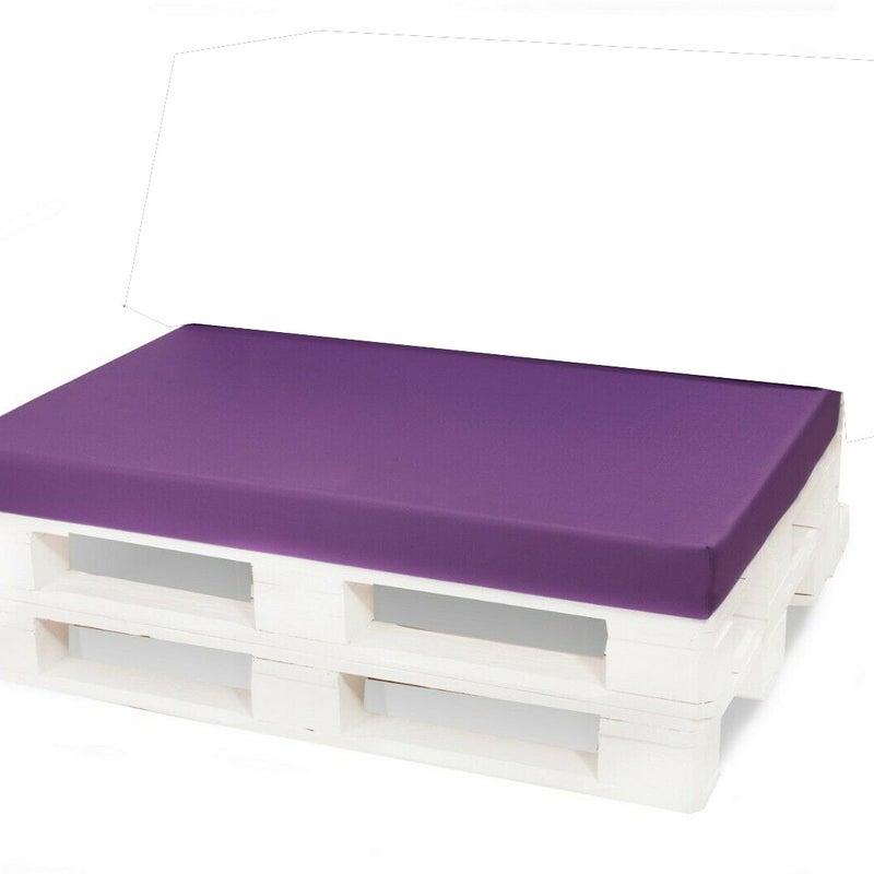 Pokrowiec na meble ogrodowe 120x50x10cm, poszewka na poduszkę ogrodową z zamkiem błyskawicznym, fioletowa poszewka na meble ogrodowe z palet