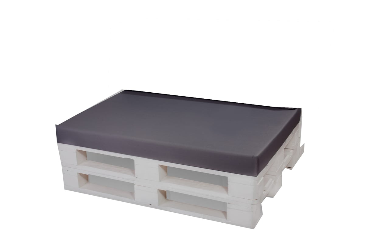 Pokrowiec na meble ogrodowe 120x50x10cm, poszewka na poduszkę ogrodową z zamkiem błyskawicznym, antracytowa poszewka na meble ogrodowe z palet