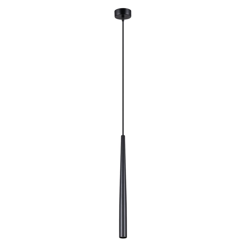 Lampa stojąca BLISS 1 czarna, nowoczesna - 8x8x118cm Sollux