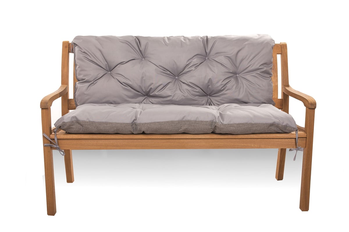 Zestaw poduszek na meble z palet 120x60 Siedzisko-Oparcie 120x40cm poduszki na palety Szare poduszki na palety ogrodowe poduszki na meble