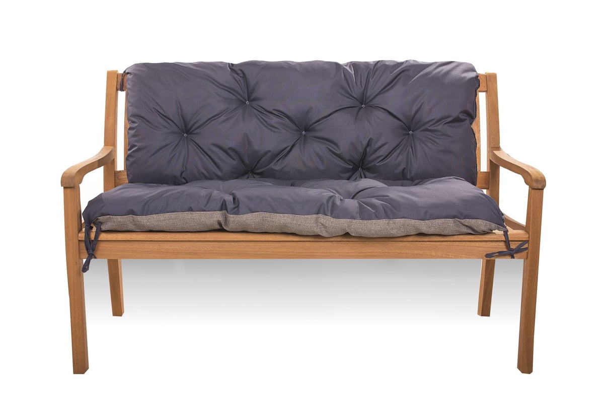 Zestaw poduszek na meble z palet 120x60 Siedzisko-Oparcie 120x40cm poduszki na palety Niebieskie poduszki na palety ogrodowe poduszki na meble