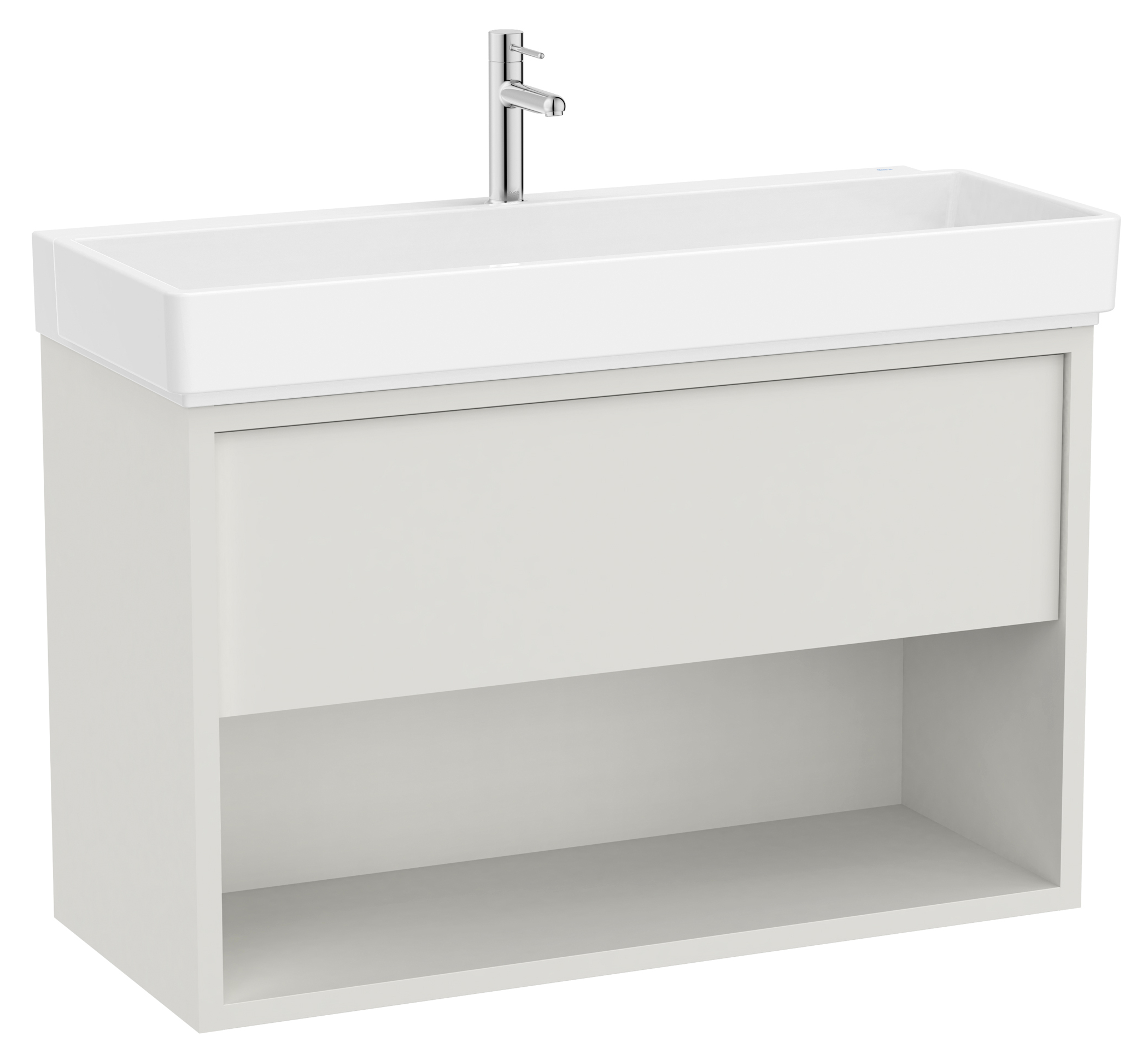 Roca Tura umywalka z szafką 100 cm biały mat A852037558