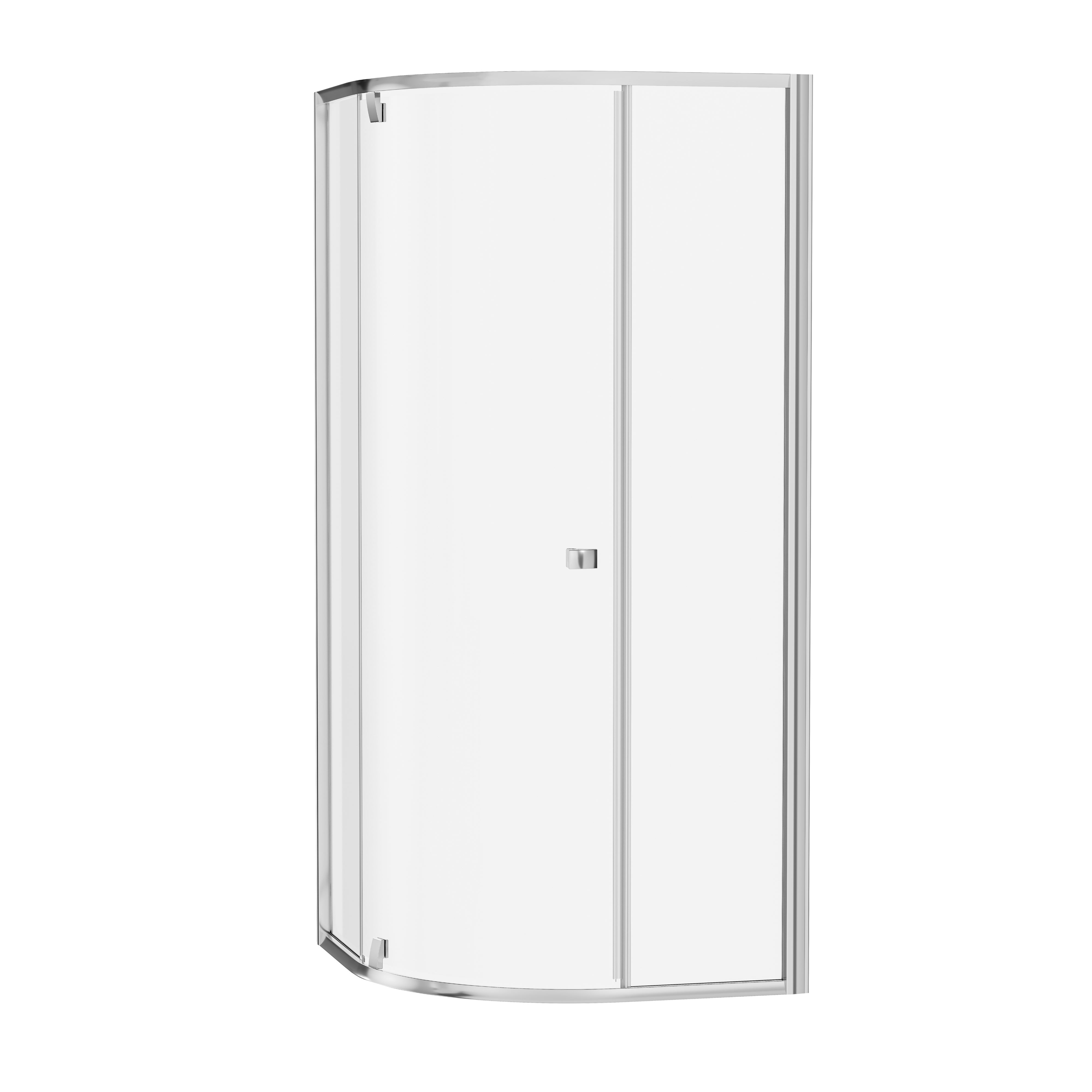 Ravak Pivot kabina prysznicowa 90x90 cm półokrągła polerowane aluminium/szkło przezroczyste 37677C00Z1