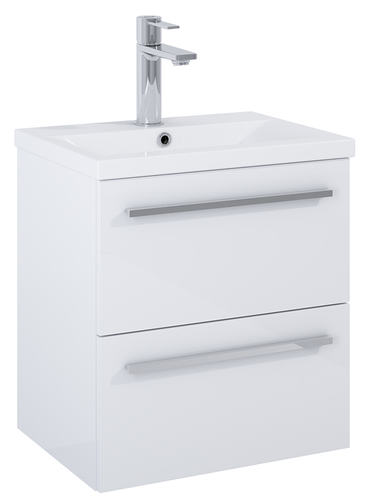 Roca Kwadro umywalka z szafką 51 cm białą A852449806 - Wysyłka w 24h