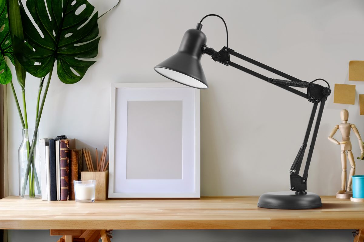 Italux Tiago lampa biurkowa 1x5 W czarna TB-29743-BK