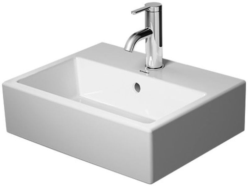 Duravit Vero Air umywalka 45x35 cm prostokątna ścienna-meblowa biała 07244500271