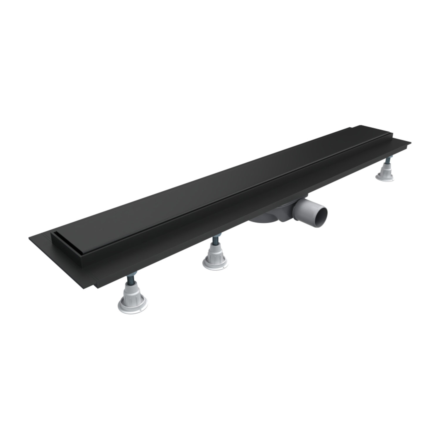 Omnires Lowfix odpływ prysznicowy 60 cm liniowy czarny LOWFIX60GBL