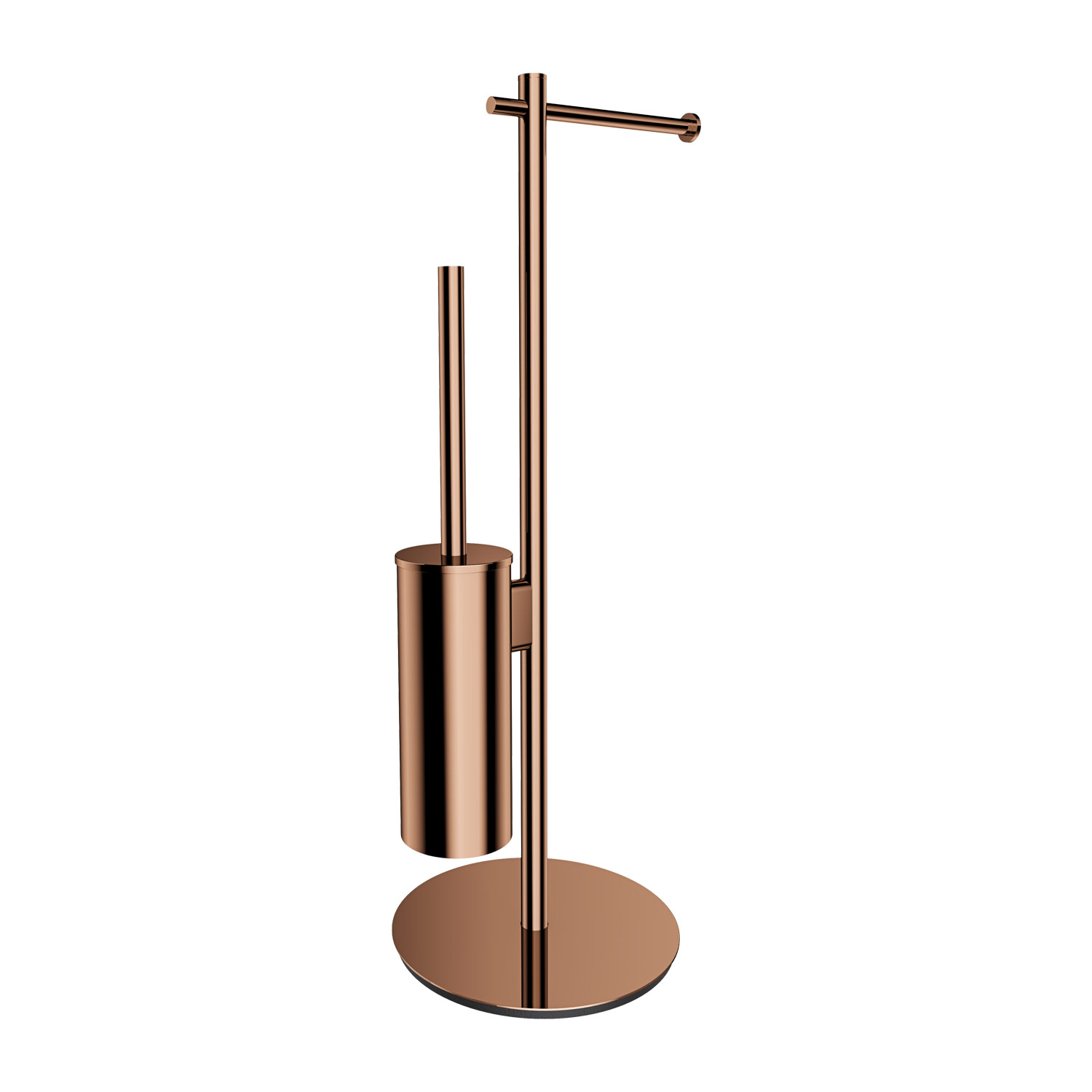 Omnires Modern Project stojak na papier toaletowy ze szczotką WC miedź MP60810CP - Wysyłka w 24h
