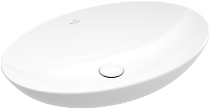 Villeroy & Boch Loop & Friends umywalka stojąca 62 cm nablatowa owalna CeramicPlus Weiss Alpin 4A4800R1