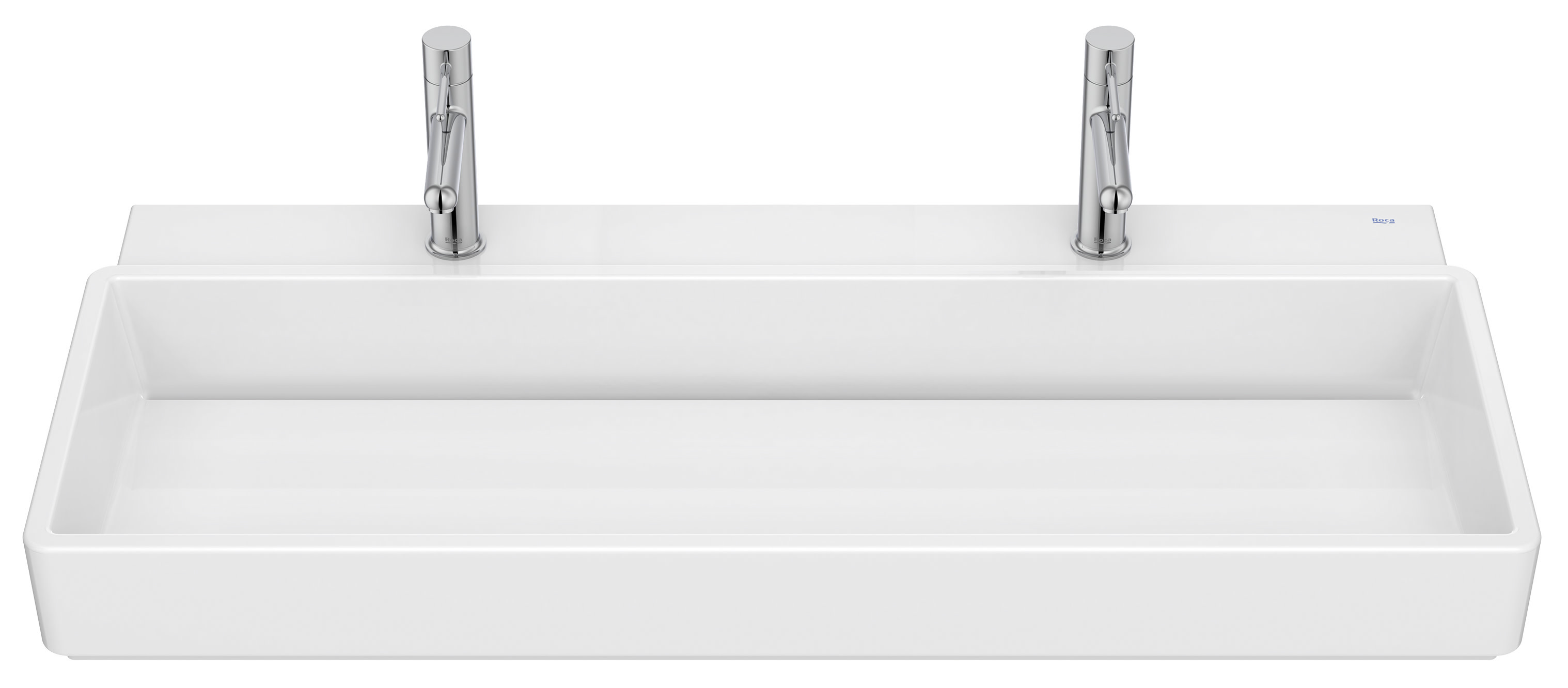 Roca Tura umywalka 100x43 cm prostokątna meblowa-nablatowa biała A327699000