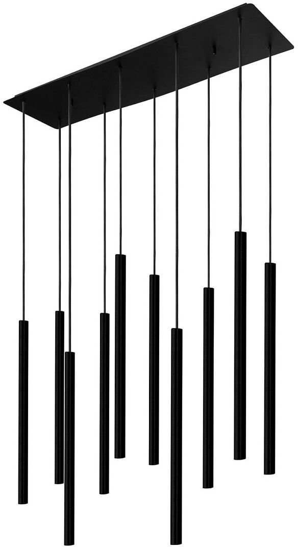 Nowodvorski Laser X lampa wisząca 10x10W czarna 8923