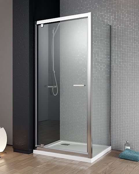 Radaway Twist ścianka prysznicowa 100 cm chrom/szkło przezroczyste 382013-01