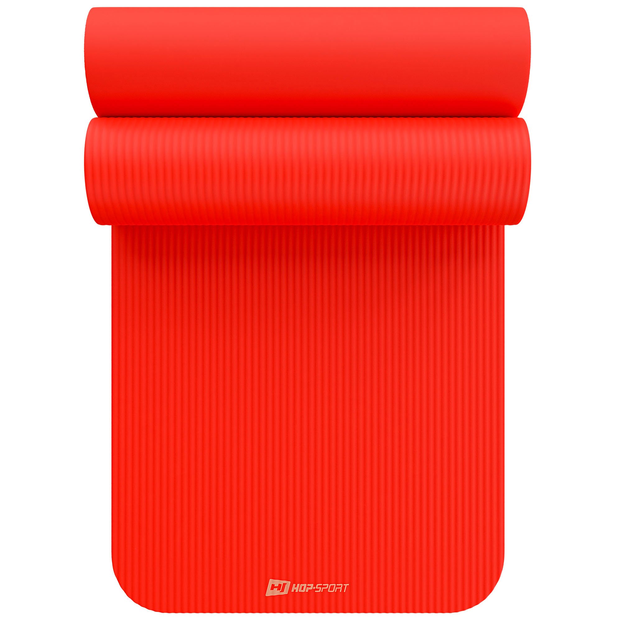 Mata fitness NBR 1cm - czerwona - 190x60 cm