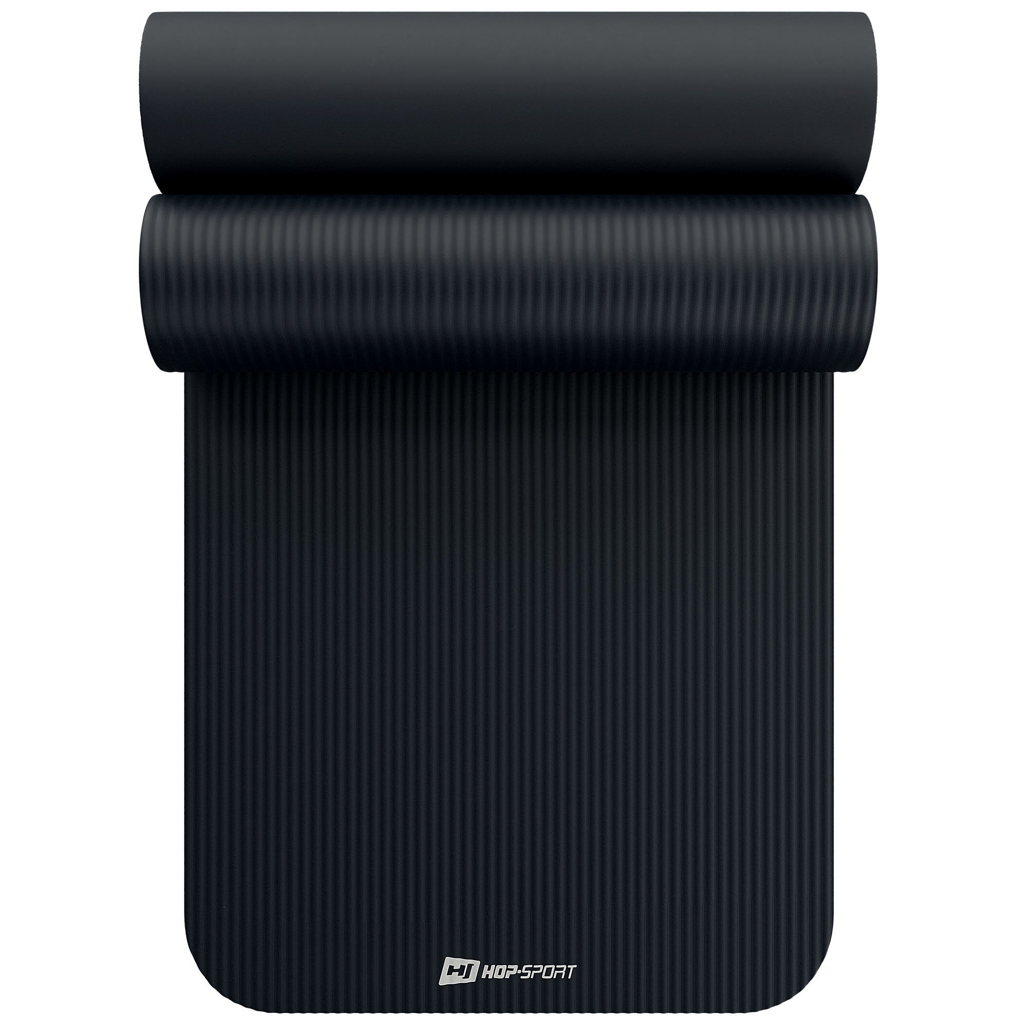 Mata fitness NBR 1,5cm - czarna - 190x60 cm