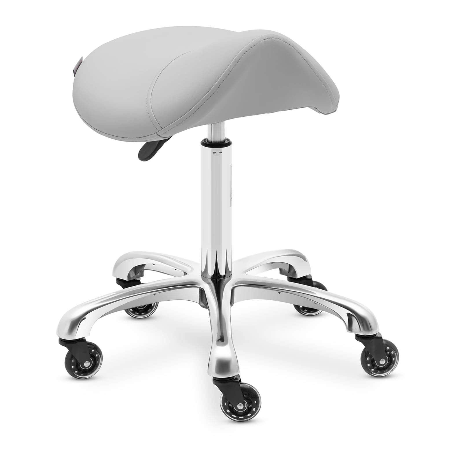 Taboret ergonomiczny, krzesło siodłowe - jasnoszary | 10040598