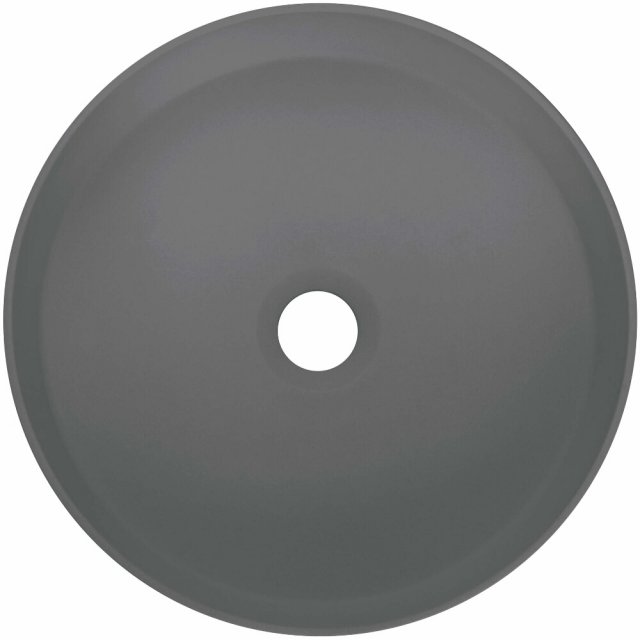 DEANTE Umywalka nablatowa SILIA granitowa 36x12 antracyt metalik CQS_