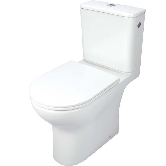 DEANTE Kompakt WC JAŚMIN bezkołnierzowy z deską biały CDJD6RPS