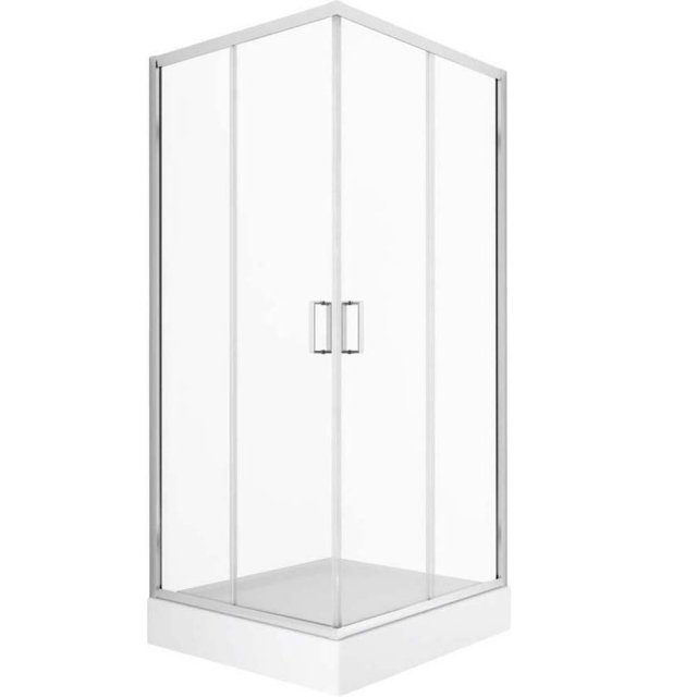 NEW TRENDY Kabina prysznicowa SUVIA kwadratowa z brodzikiem 80x80x201