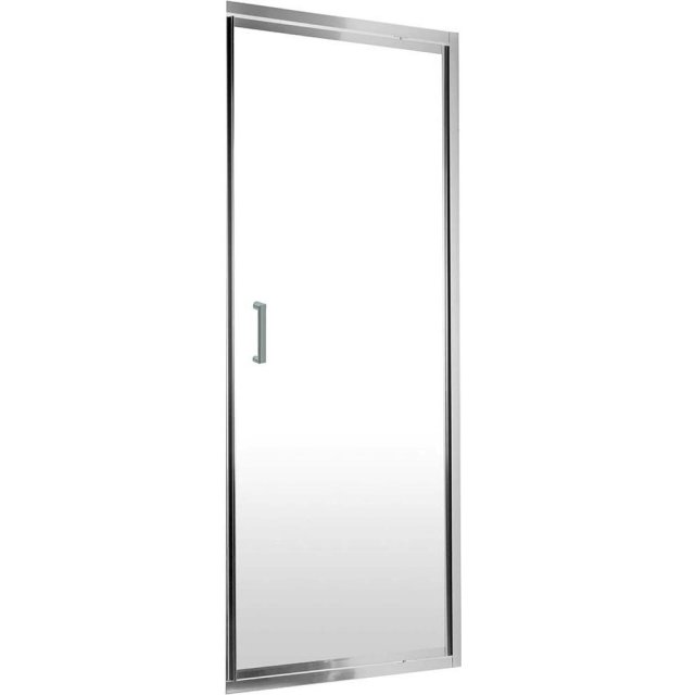DEANTE Drzwi prysznicowe wnękowe JASMIN PLUS 90 cm uchylne chrom KTJ_