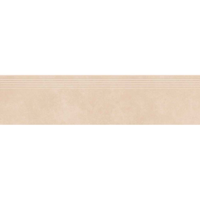 Gres szkliwiony stopnica ARES warm beige mat 29,8x119,8 gat. I