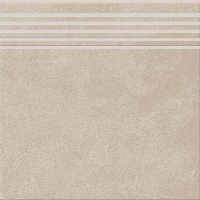 Gres szkliwiony stopnica ARES beige mat 29,8x29,8 gat. I