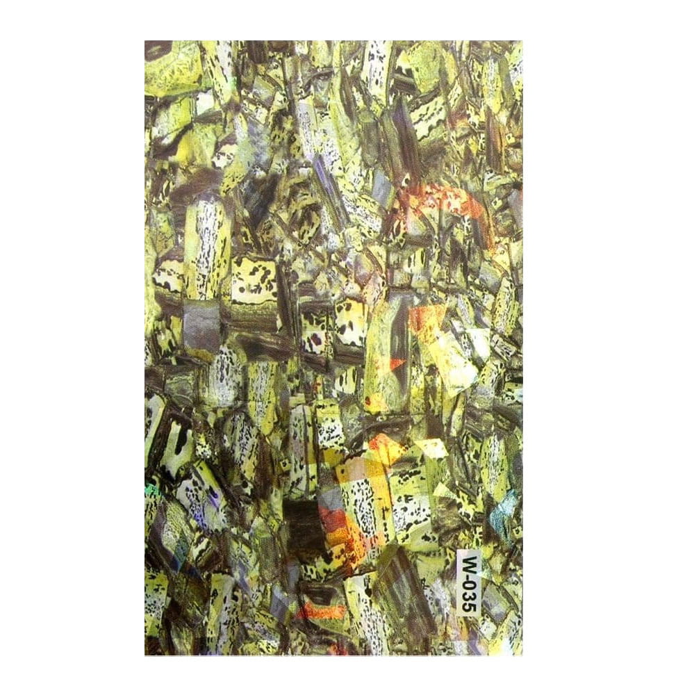 Naklejka do paznokci Laser effect samoprzylepna arkusz 8 cm x 5 cm Nr 298