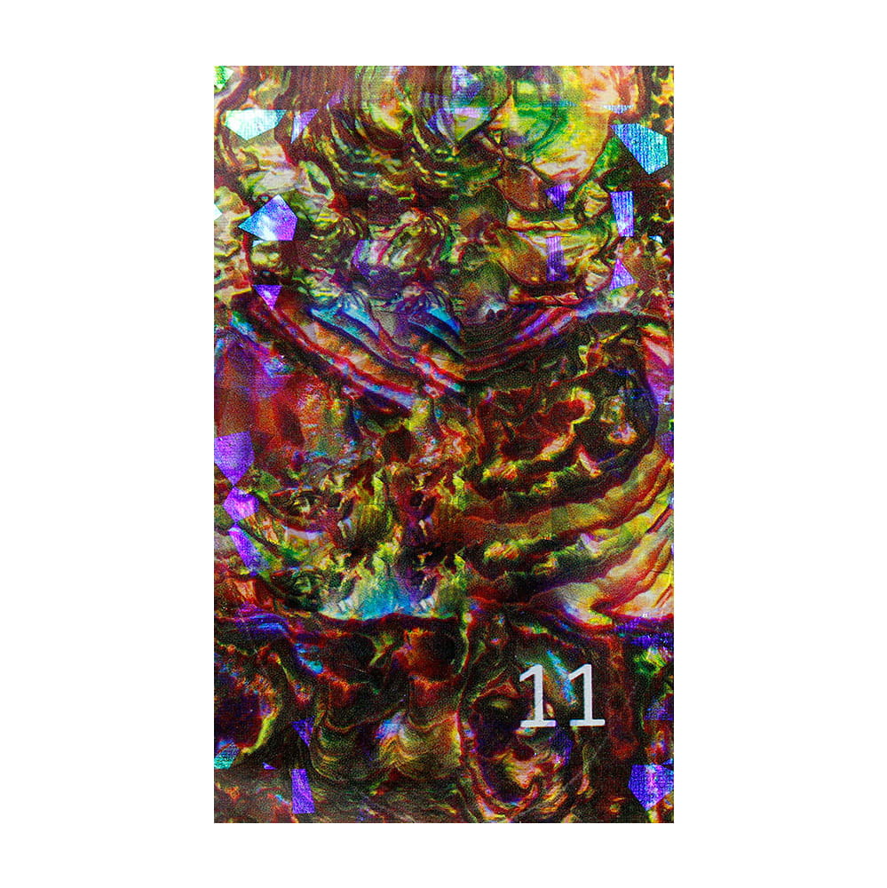 Naklejka do paznokci Laser effect samoprzylepna arkusz 8 cm x 5 cm Nr 78